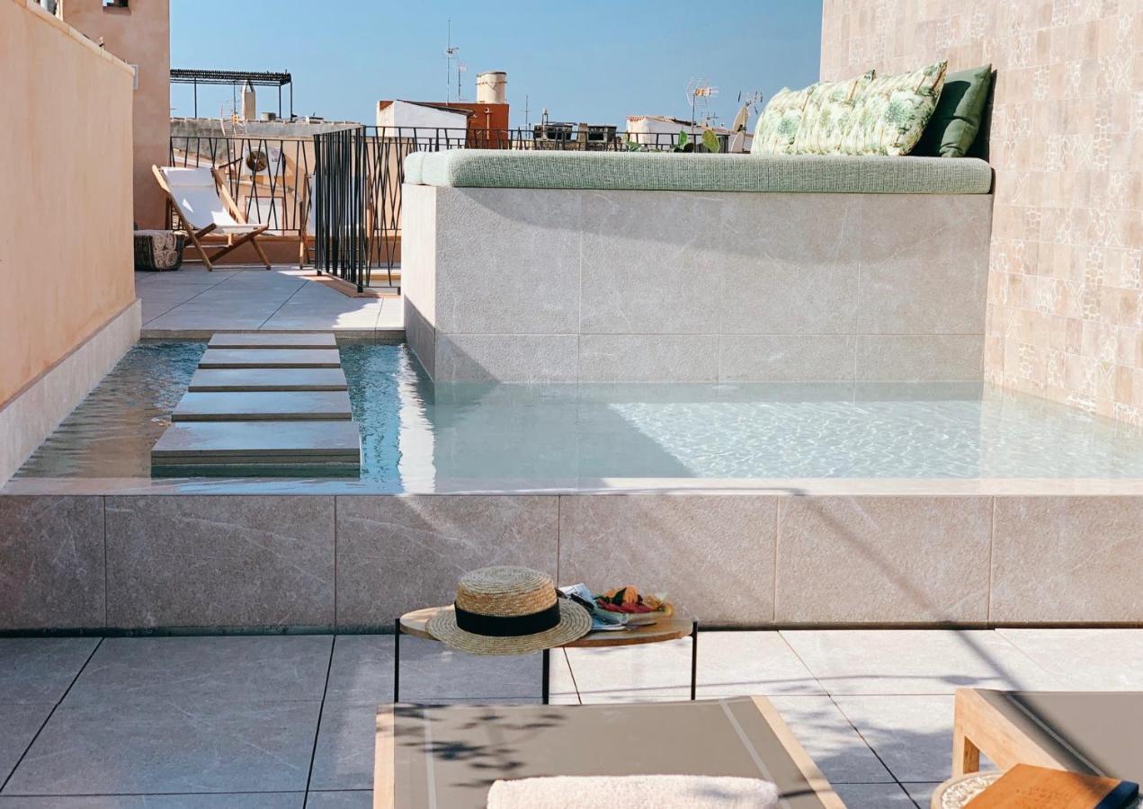 Hotel Antigua Palma - Casa Noble Dış mekan fotoğraf Rooftop pool at the Hotel